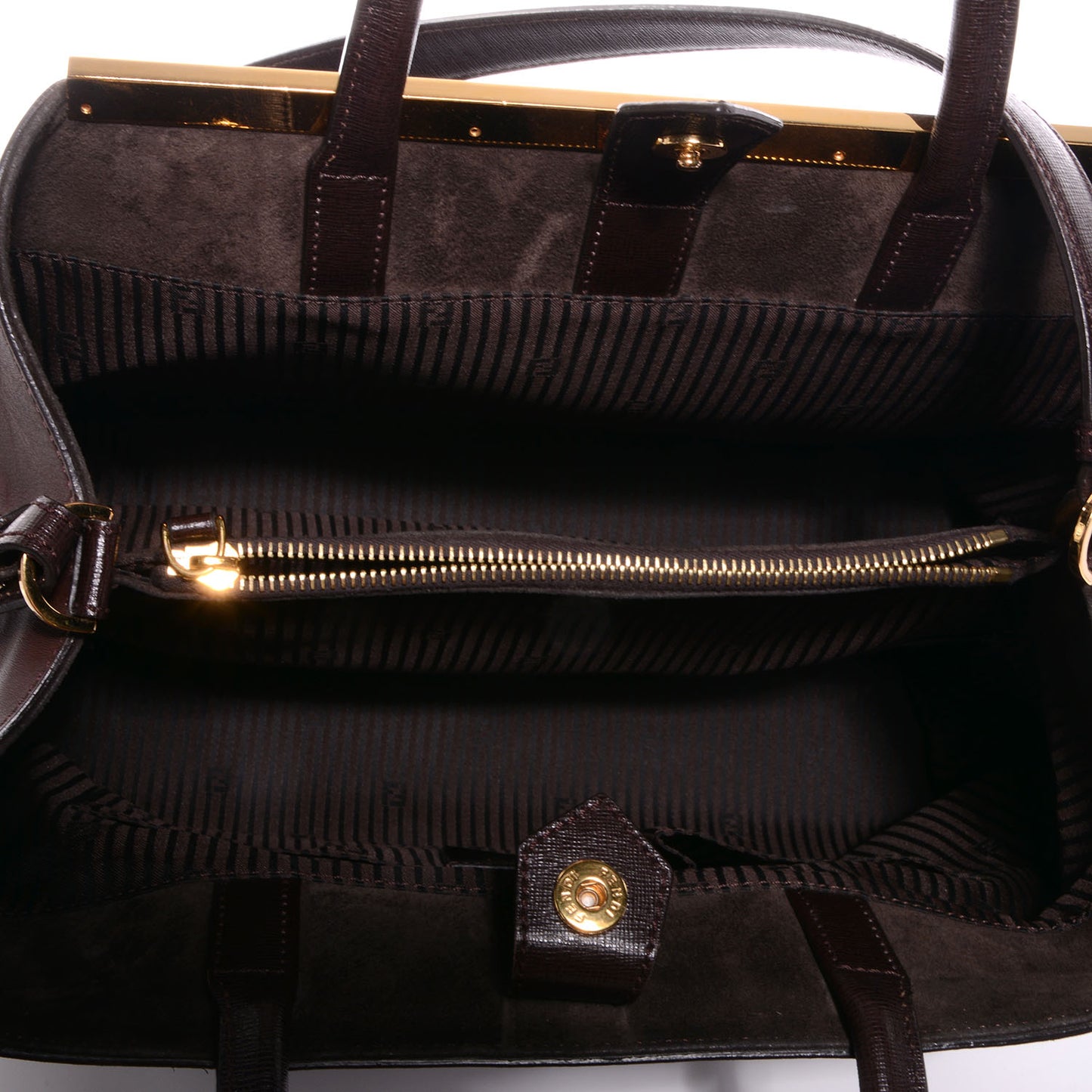 Vitello Elite Flamingo Regular 2Jours Tote Moro Marrone Nocciola