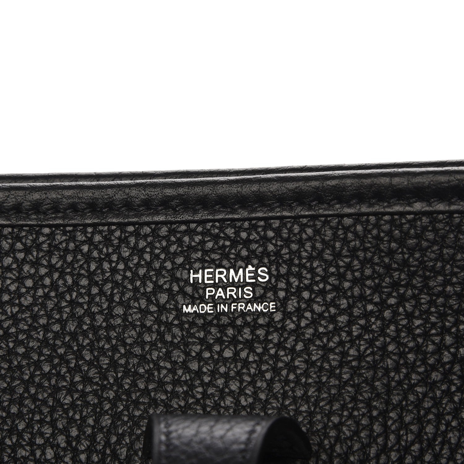 Hermes Taurillon Clemence Evelyne III PM Black 7 of 8