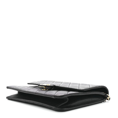 Chanel Lambskin Quilted Small Single Flap Black 10 of 12