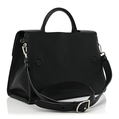 Christian Dior Grained Calfskin Medium Diorever Flap Black 3 of 12