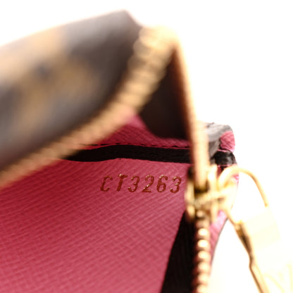 Louis Vuitton Monogram 2023 Christmas Animation Alpine Key Pouch Pink 7 of 8