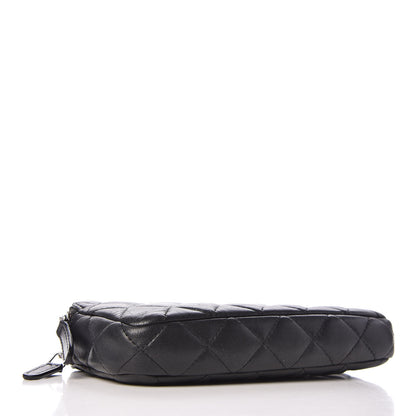 Chanel Lambskin Quilted Small Clutch With Chain Black 4 of 12
