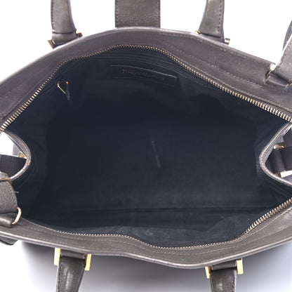 Saint Laurent Sheepskin Small Cabas ChYc Grey 4 of 10
