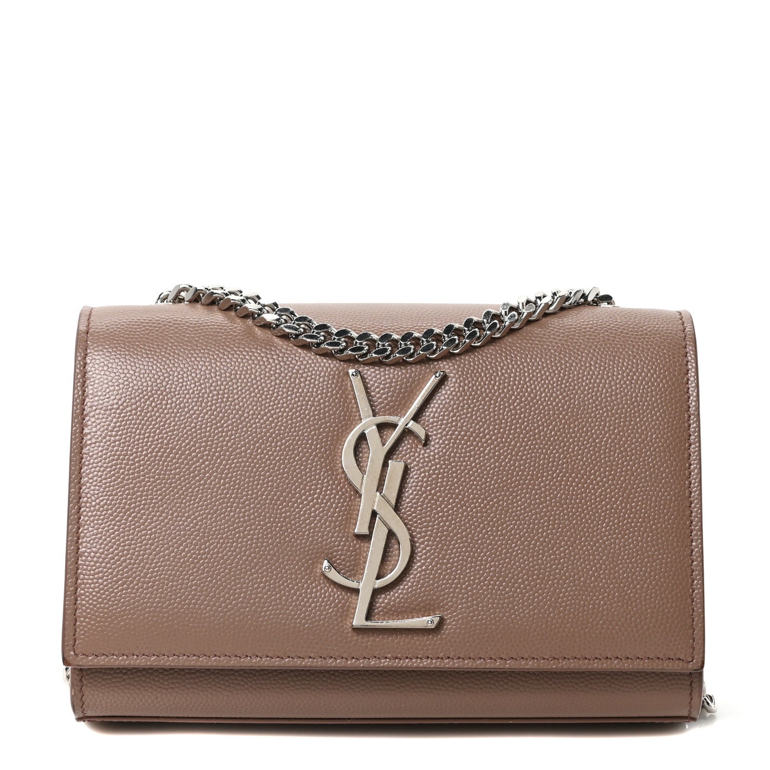 Saint Laurent Grain De Poudre Small Monogram Kate Satchel Fard 1 of 9