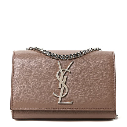 Saint Laurent Grain De Poudre Small Monogram Kate Satchel Fard 1 of 9