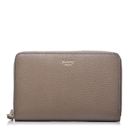 Mulberry Small Classic Grain Medium Zip Around Wallet Clay 1 of 8