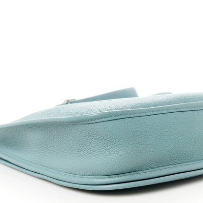 Hermes Taurillon Clemence Evelyne III PM Ciel 8 of 11