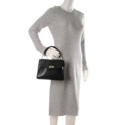 Proenza Schouler Calfskin Small Hava Top Handle Bag Black 2 of 8