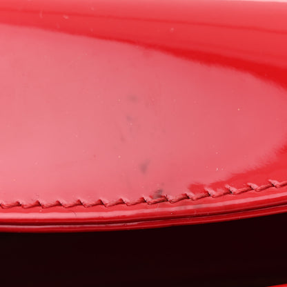 Christian Dior Patent Cannage Mini Lady Dior Red 11 of 13