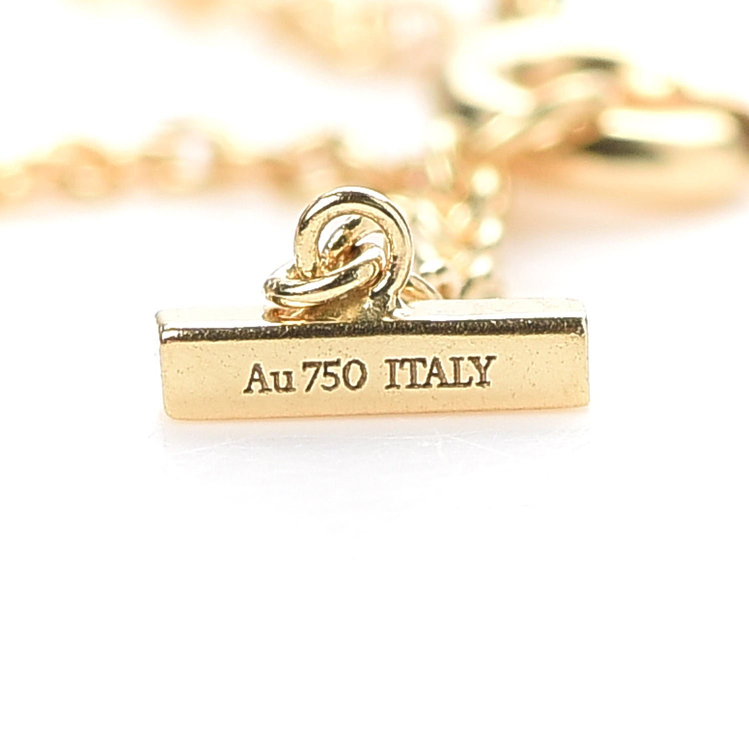 Tiffany 18K Yellow Gold T Smile Bracelet 5 of 6