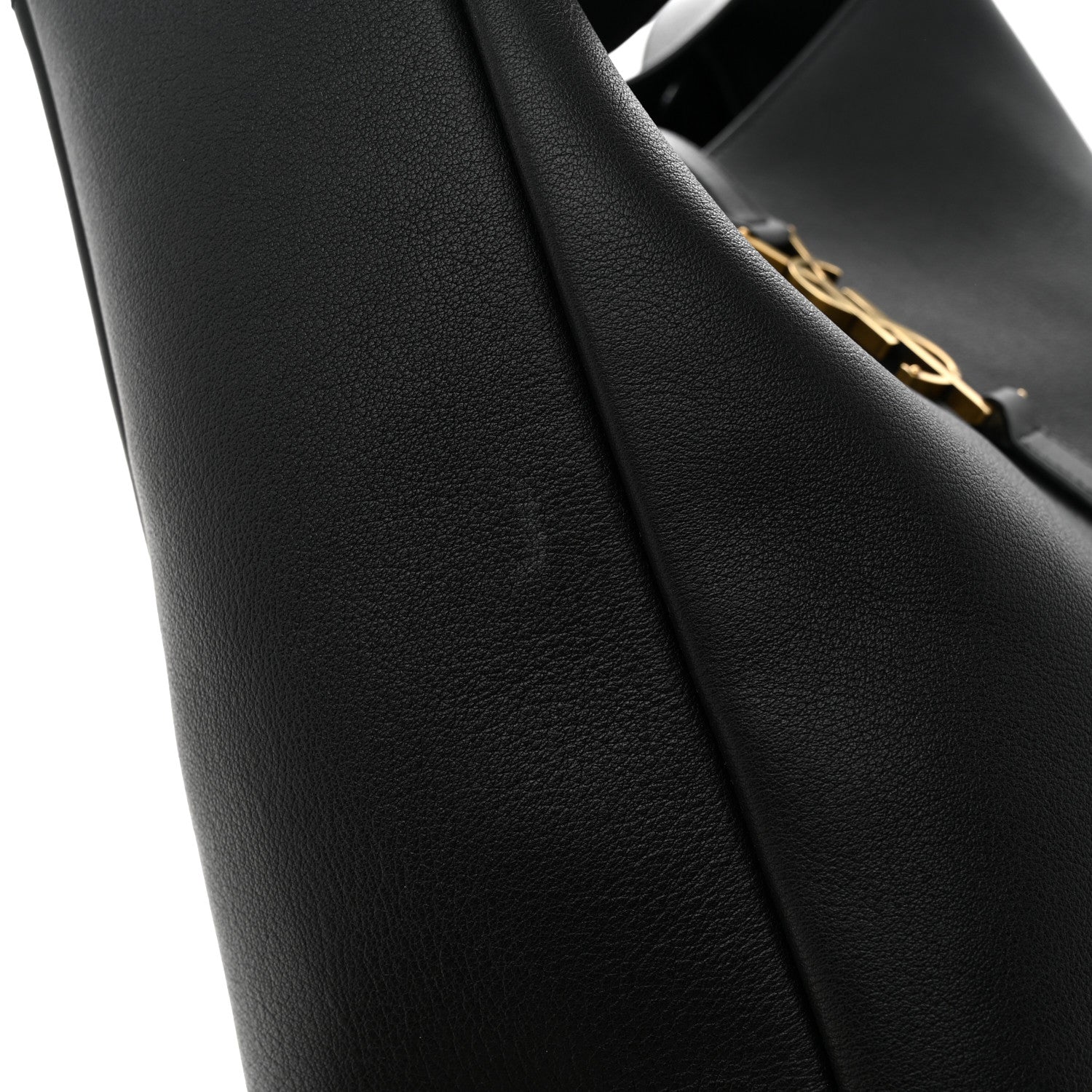 Saint Laurent Smooth Calfskin Large Le 5 A 7 Soft Hobo Black 12 of 13