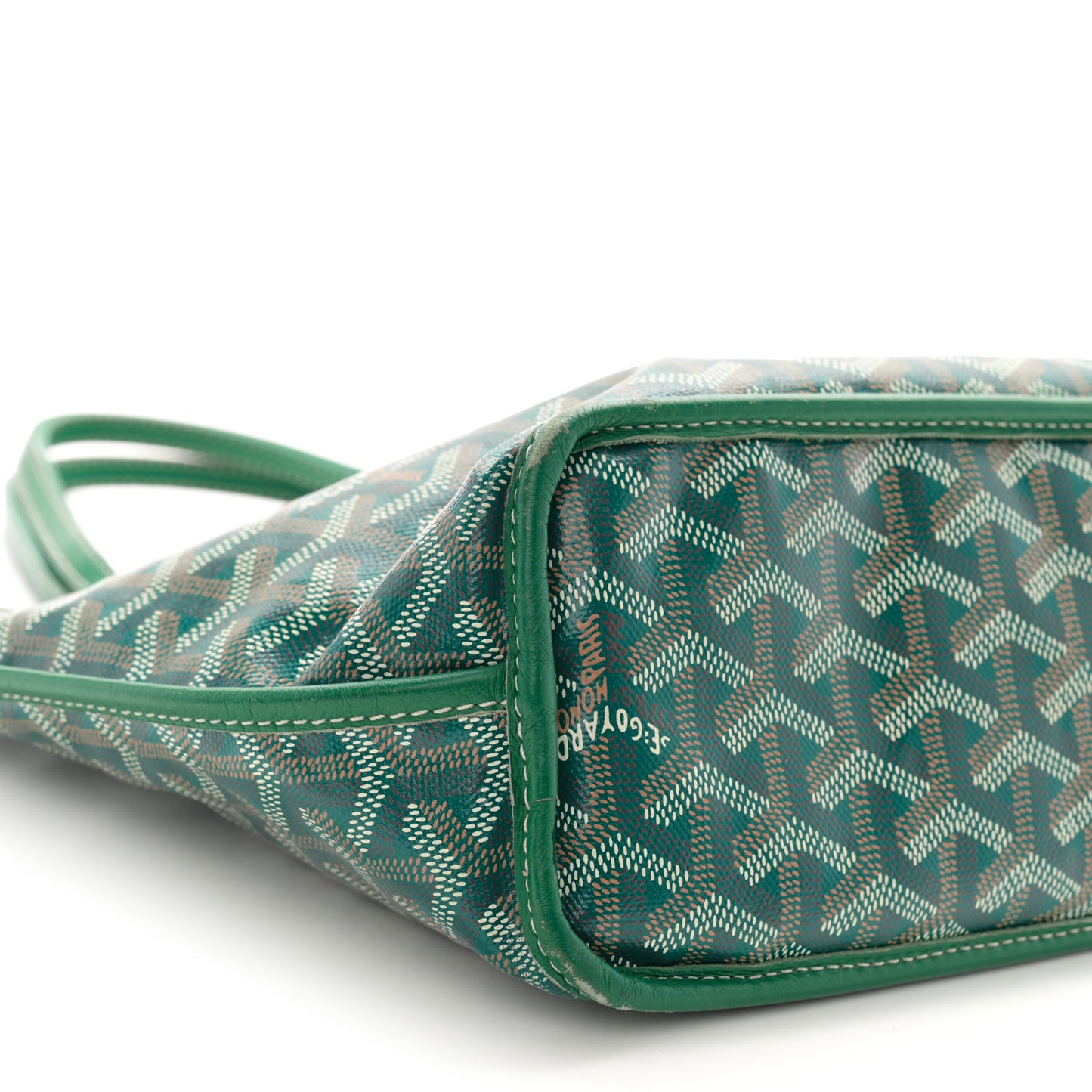 Goyardine Reversible Mini Anjou Green