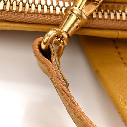 Fendi Vitello Dolce Marmol Large Chameleon Tote Yellow 11 of 11