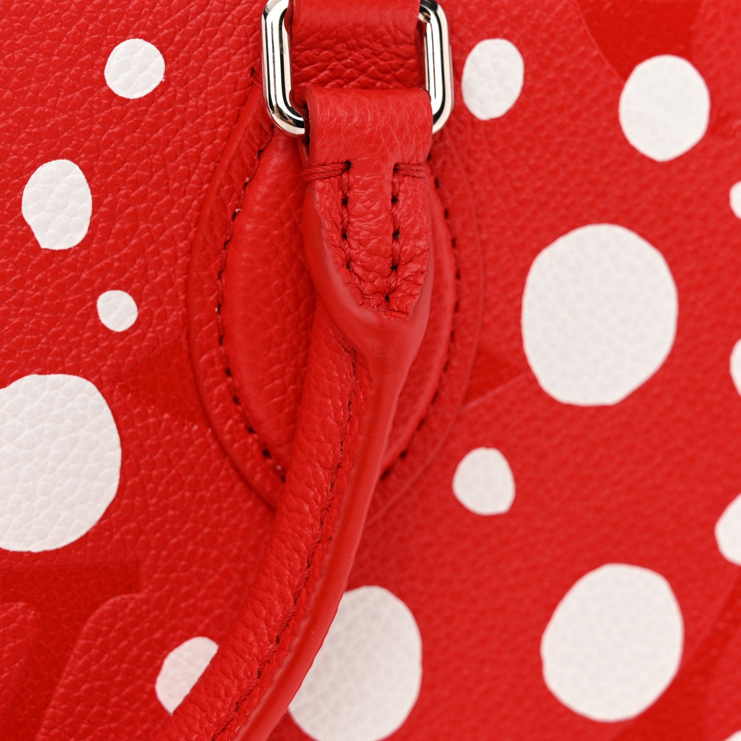 Monogram Kusama Dots Onthego PM Red White