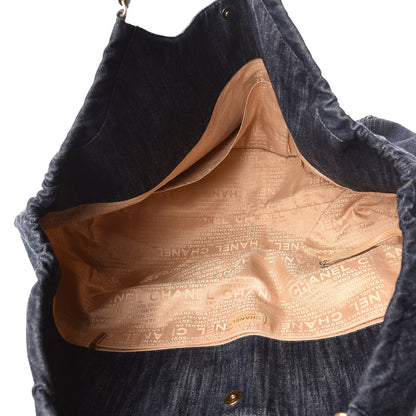 Chanel Denim XXL Coco Cabas Tote Blue 7 of 12