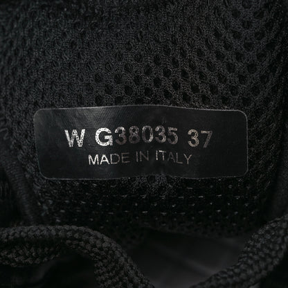 Chanel Nylon Suede Calfskin CC Sneakers 37 Black 8 of 9