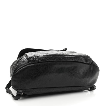 Balenciaga Agneau Classic Silver Hardware S Traveler Backpack Black 5 of 9