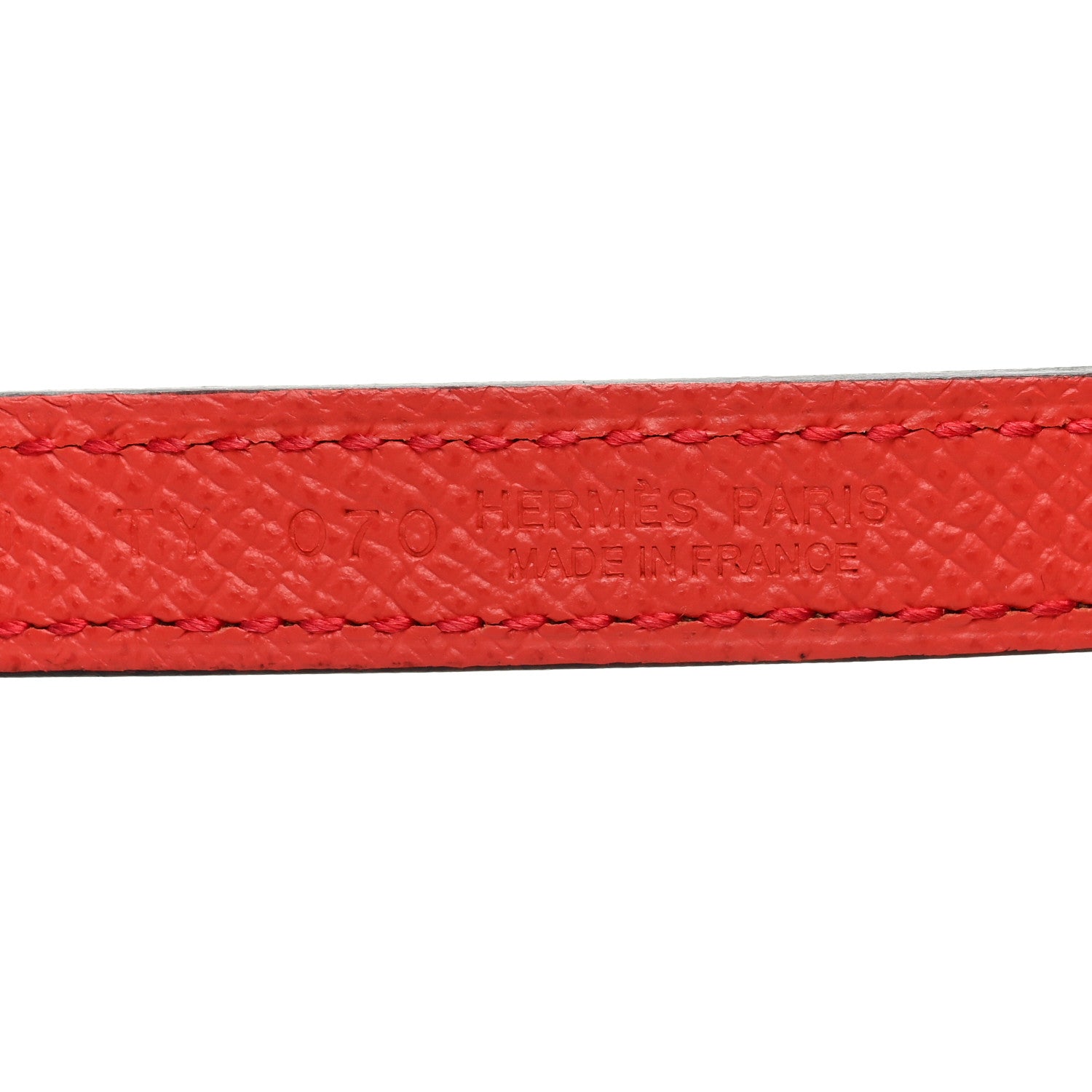 Hermes Swift Epsom Lacquered Metal 13mm Au Carre Double H Belt 70 28 Chai Rose Jaipur 3 of 4