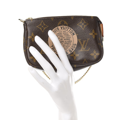 Louis Vuitton Monogram Complice Trunks and Bags Mini Pochette Accessories Beige 2 of 8