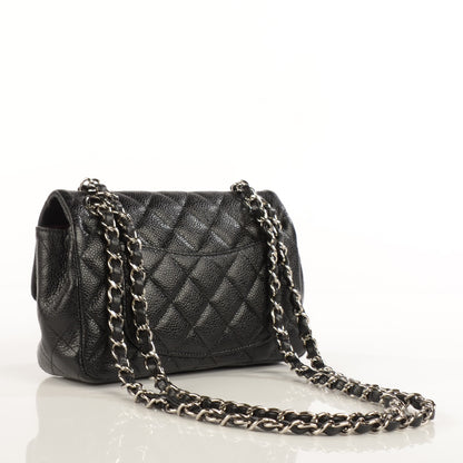 Chanel Caviar Quilted Mini Rectangular Flap Black 3 of 9