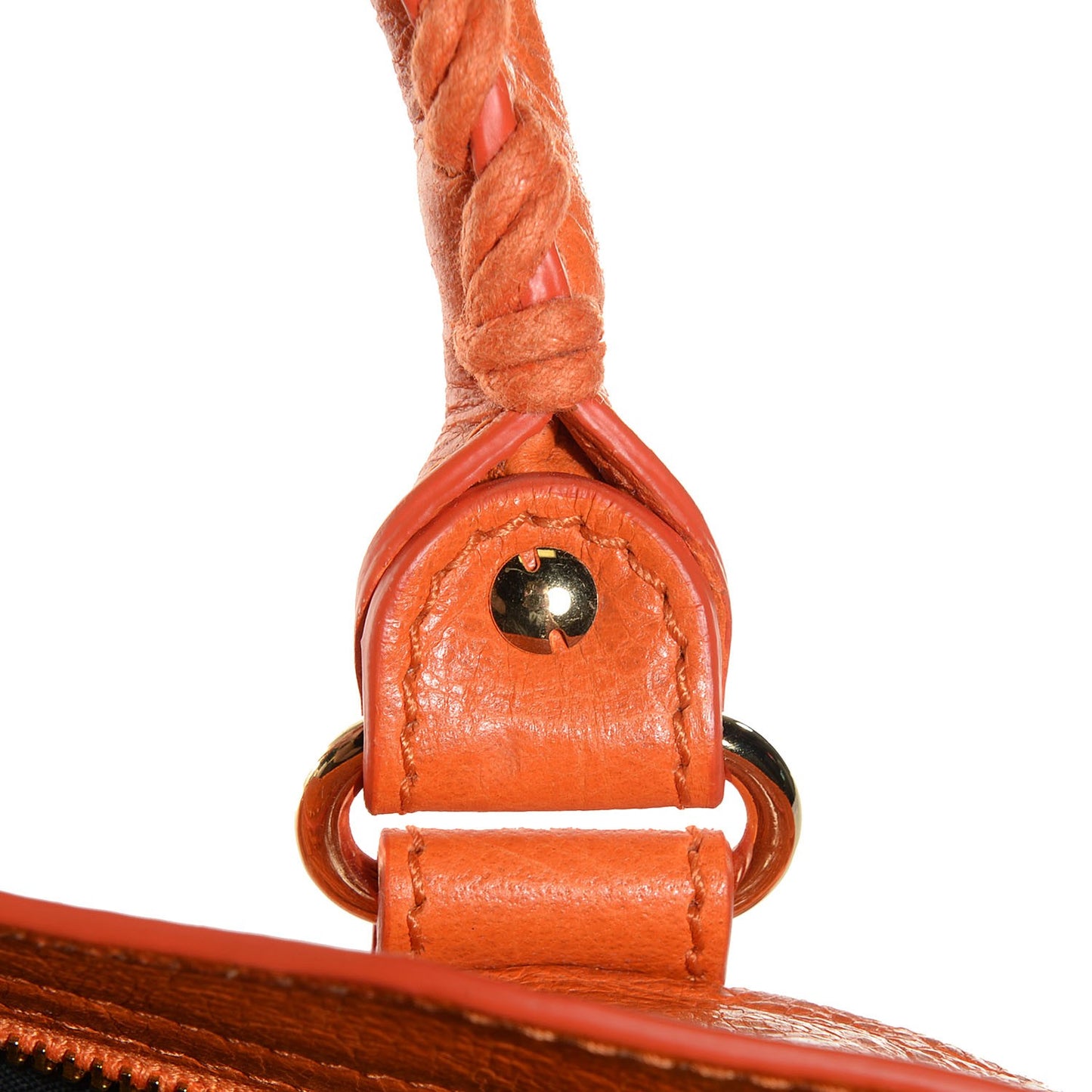 Agneau Giant 12 Gold Hardware City Tangerine