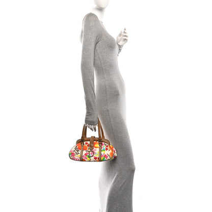 Christian Dior Canvas Floral Print Detective Satchel Multicolor 2 of 11