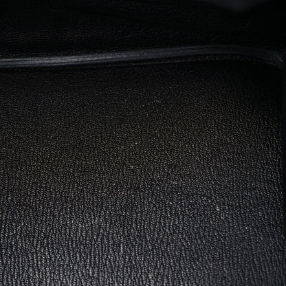 Hermes Taurillon Clemence Birkin 35 Black 12 of 15