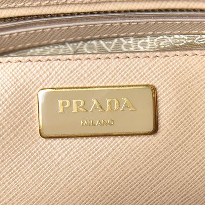 Prada Saffiano Medium Galleria Double Zip Tote Sabbia 7 of 15