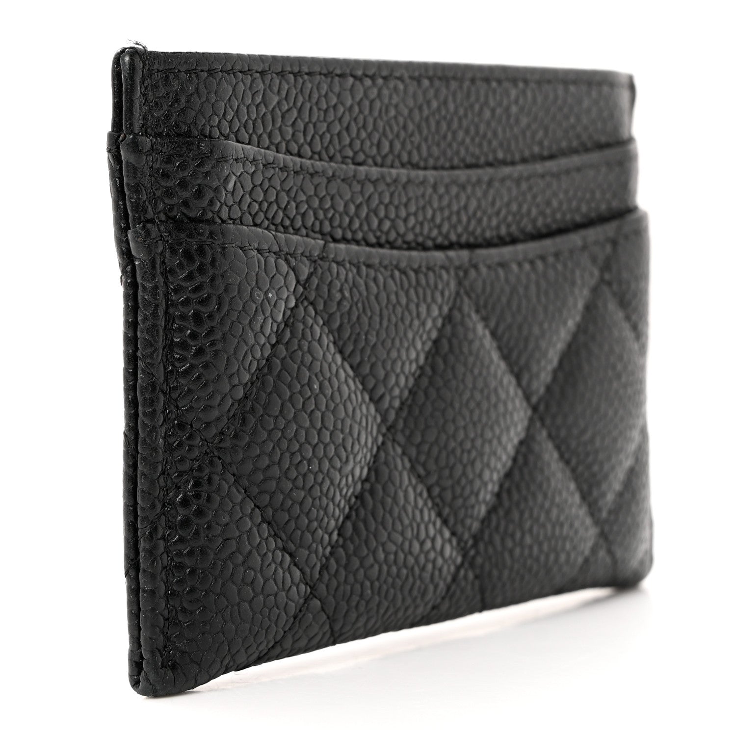 Chanel Caviar Quilted Card Holder Black 3 of 9