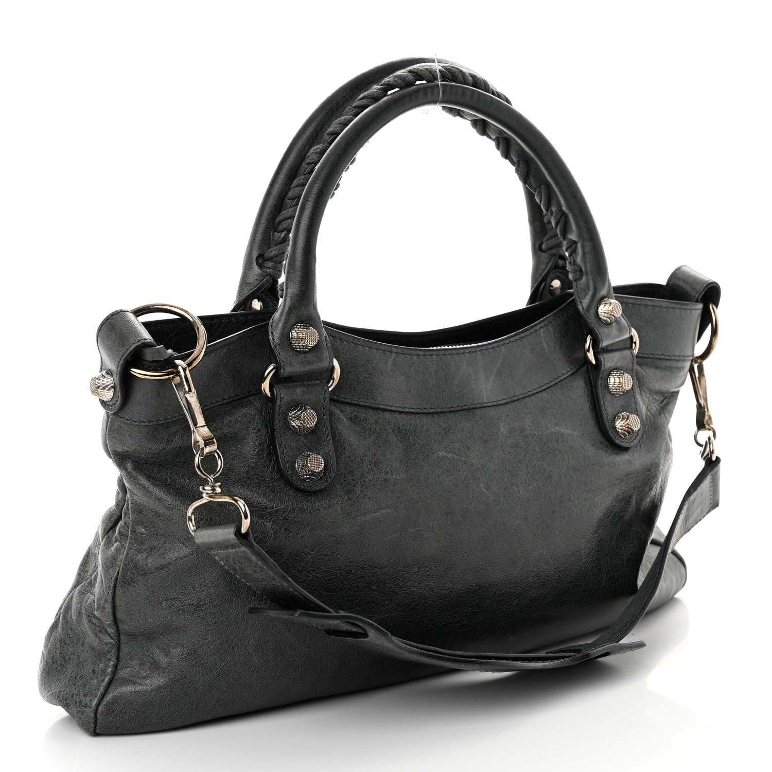 Balenciaga Agneau Giant 12 Silver Hardware First Anthracite 4 of 15