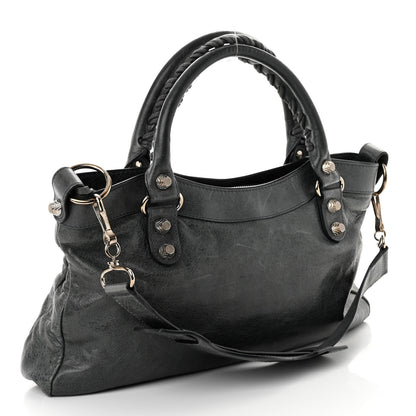 Balenciaga Agneau Giant 12 Silver Hardware First Anthracite 4 of 15