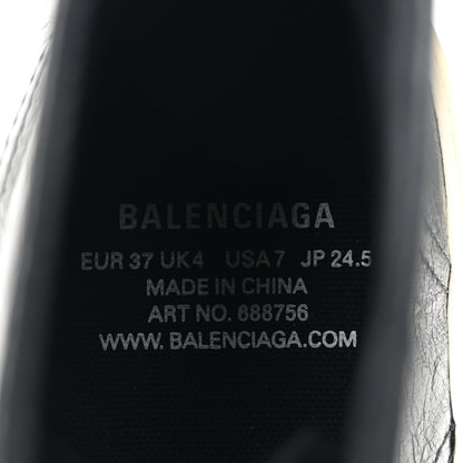 Balenciaga Agneau Arena Womens Paris High Top Sneakers 37 Black 8 of 8