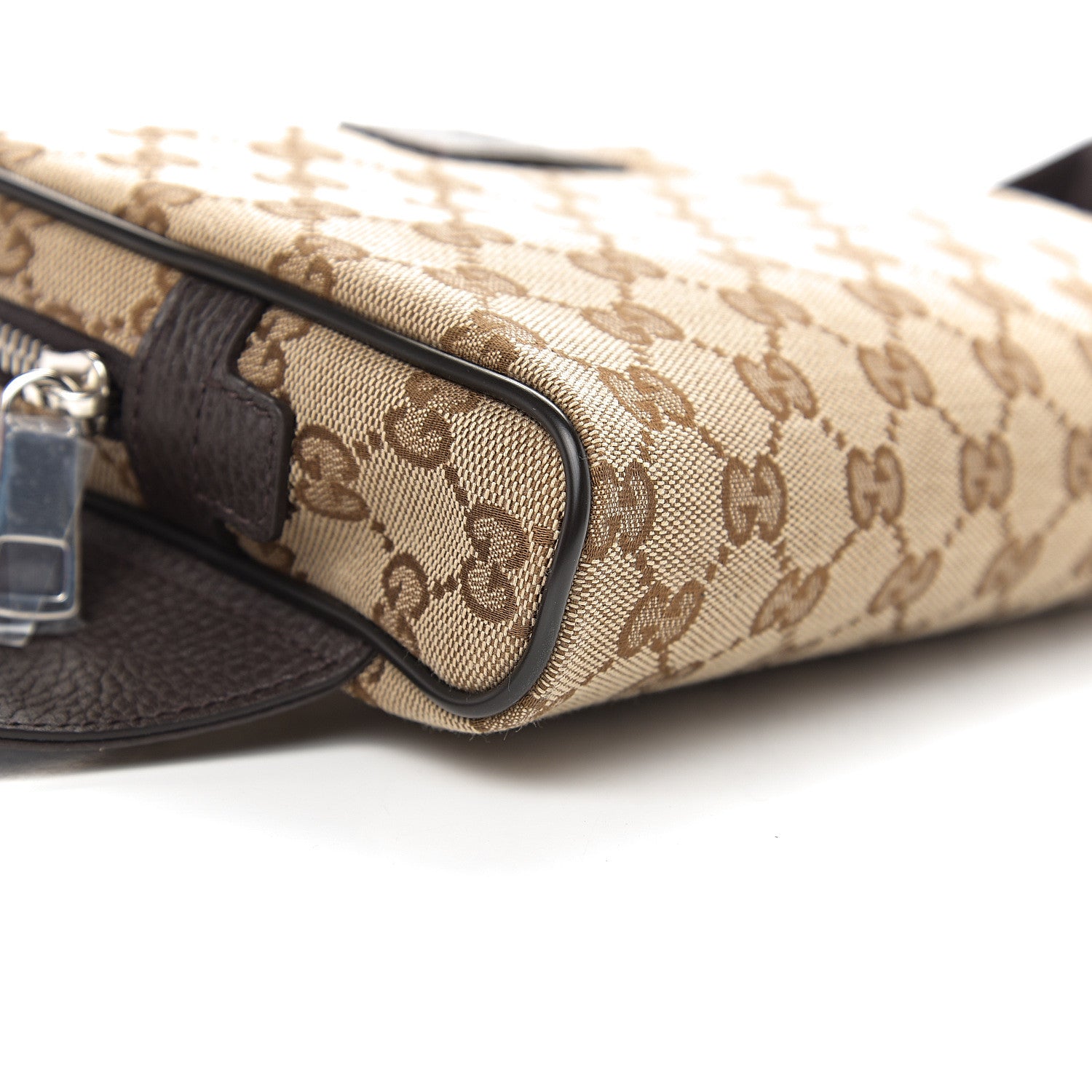 Gucci Monogram Belt Bag Dark Brown 7 of 9