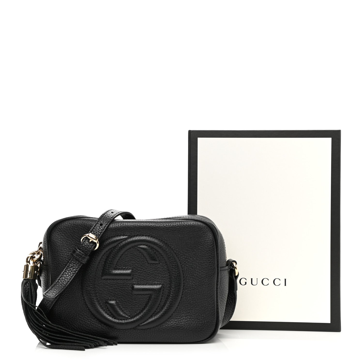 Gucci Pebbled Calfskin Small Soho Disco Bag Black 11 of 11