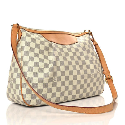 Louis Vuitton Damier Azur Siracusa MM 3 of 11