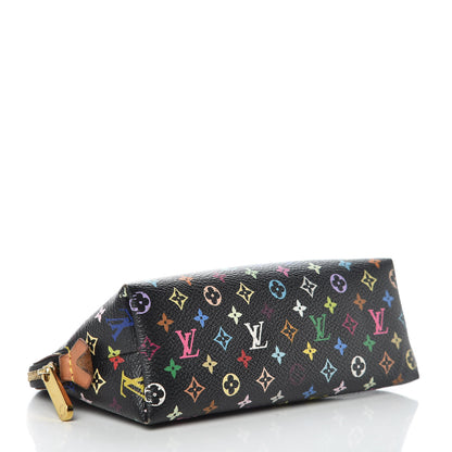 Louis Vuitton Monogram Multicolor Cosmetic Pouch Black Grenade 4 of 14