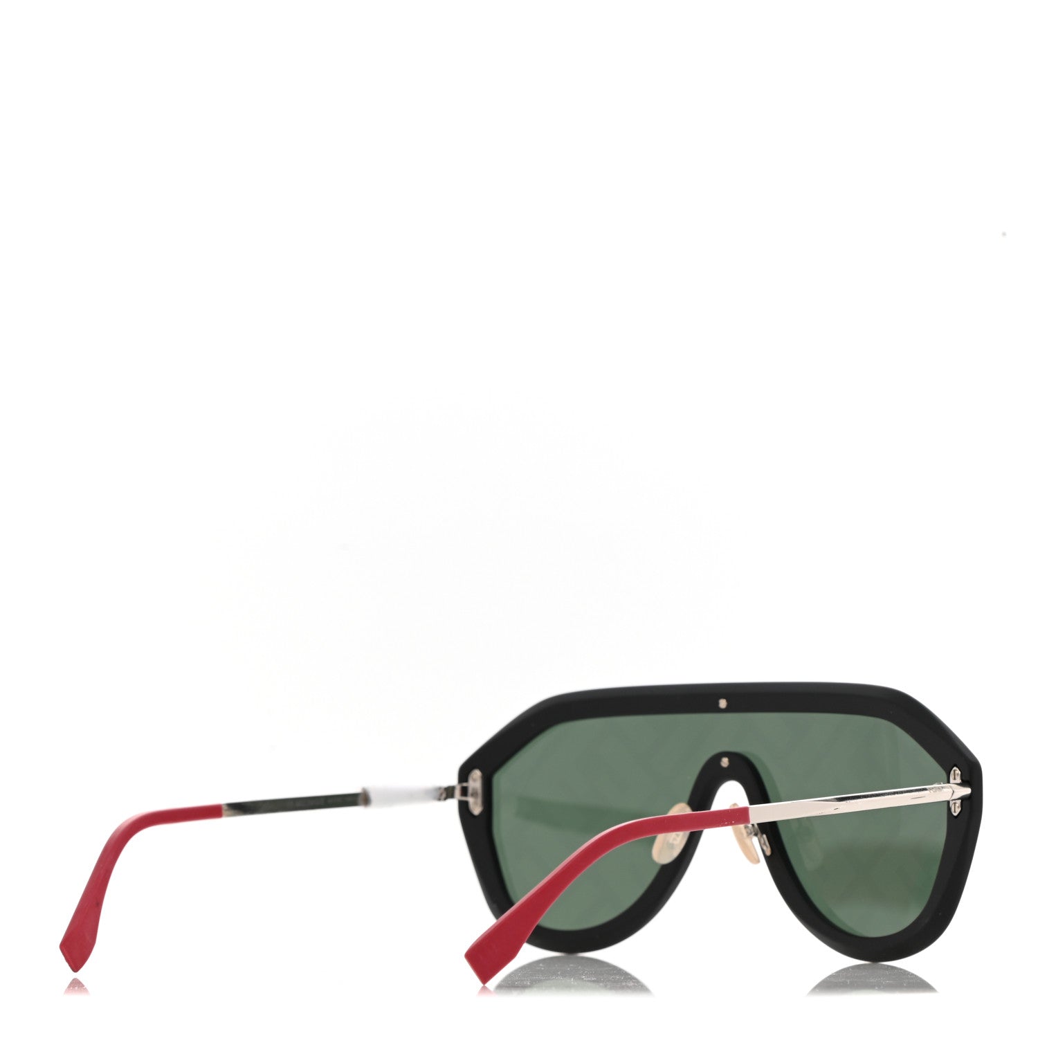 Fendi FF Fabulous Shield Sunglasses FF M0039/G/S Black Red 4 of 7