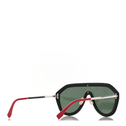 Fendi FF Fabulous Shield Sunglasses FF M0039/G/S Black Red 4 of 7