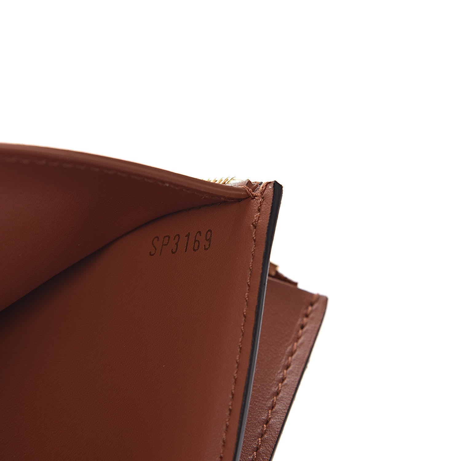 Louis Vuitton Monogram Flower Lock Compact Wallet Caramel 7 of 8