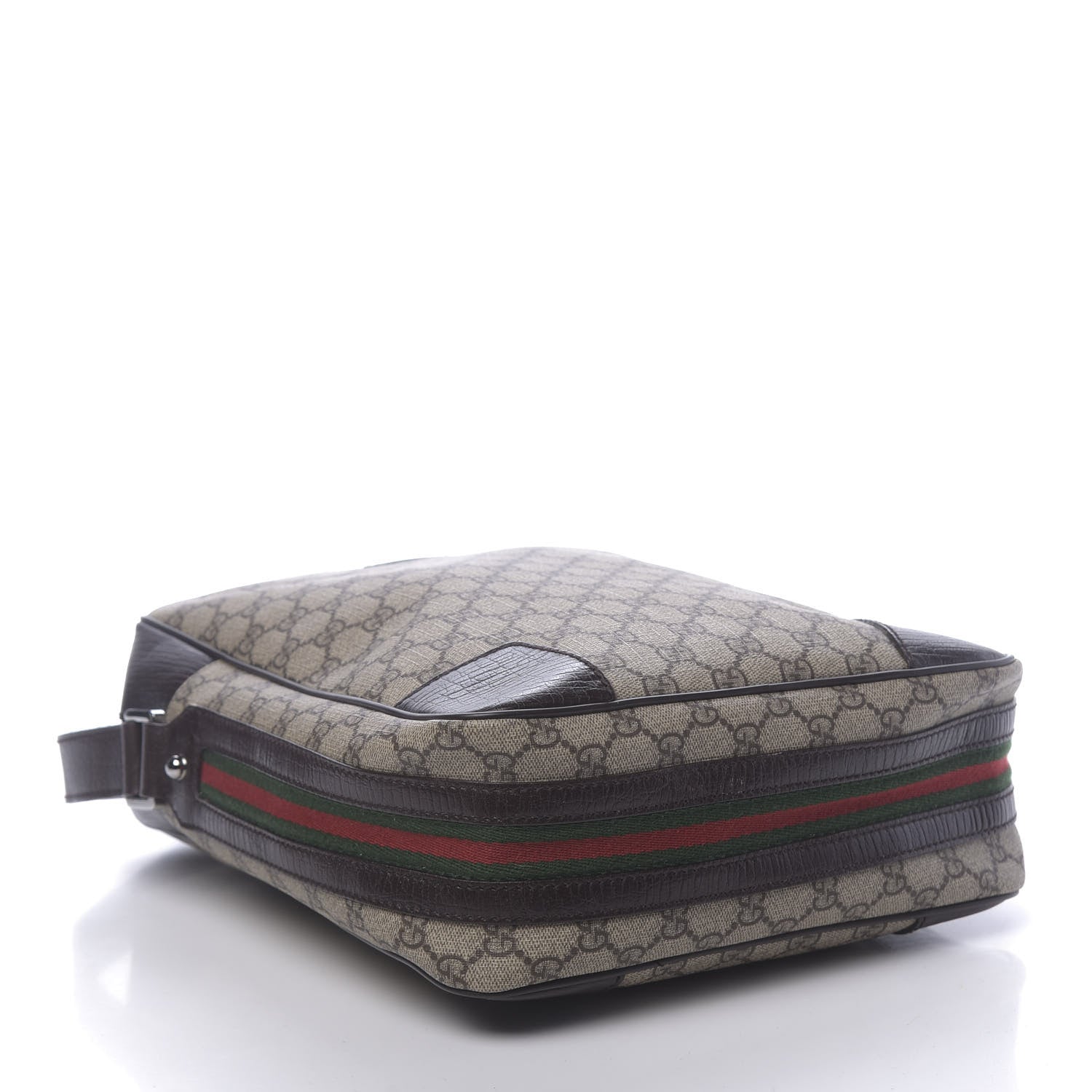 Gucci GG Supreme Monogram Web Messenger Brown 4 of 10