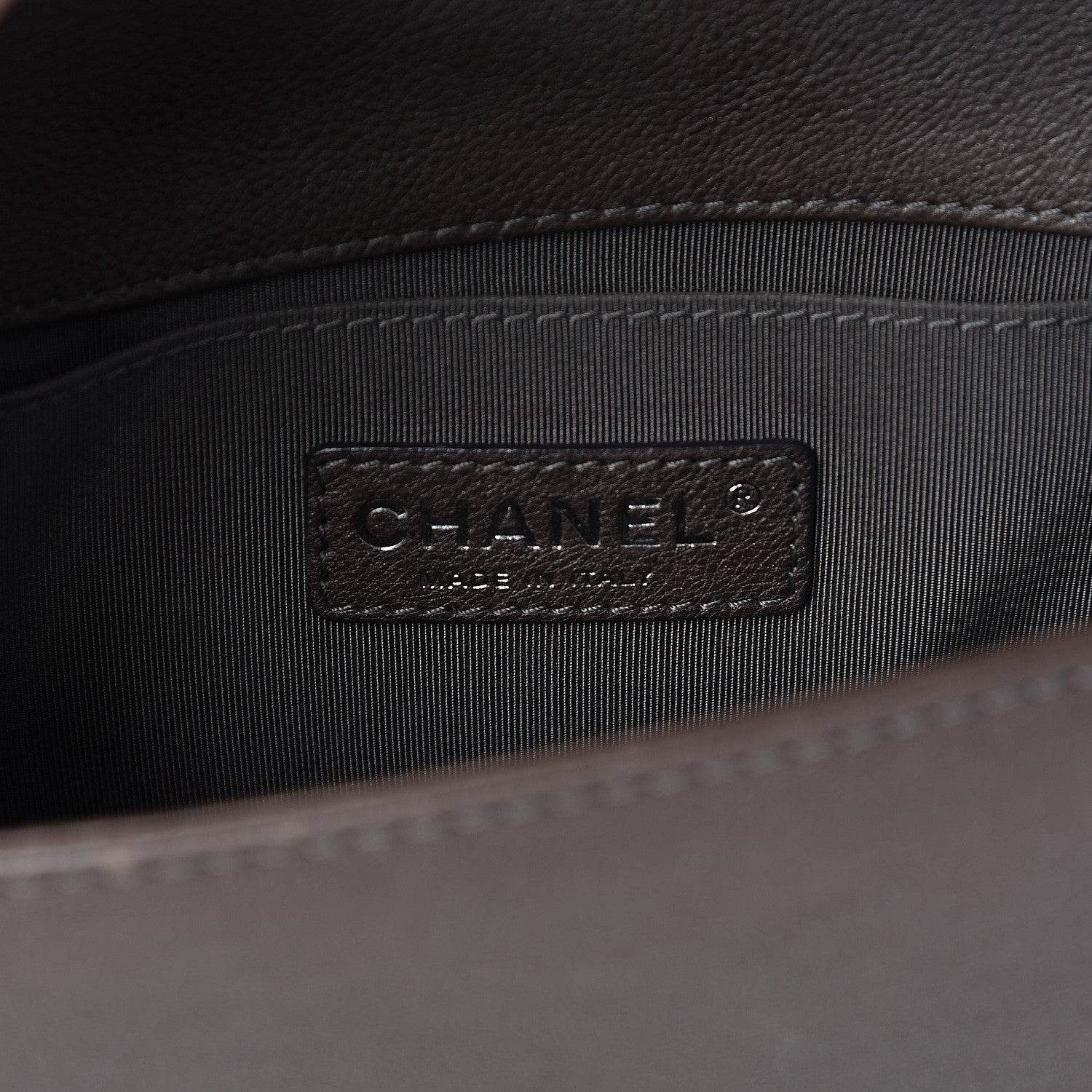 Chanel Calfskin Quilted Small Boy Flap Taupe 6 of 14