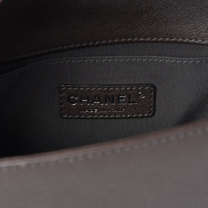 Chanel Calfskin Quilted Small Boy Flap Taupe 6 of 14