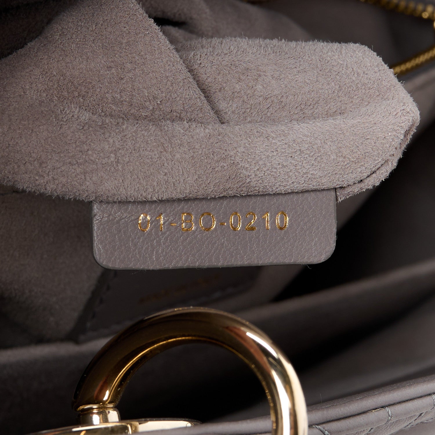 Christian Dior Lambskin Cannage Medium Lady Dior Grey 7 of 10