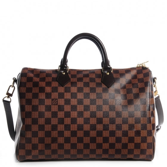 Louis Vuitton Damier Ebene Speedy Bandouliere 35 9 of 17