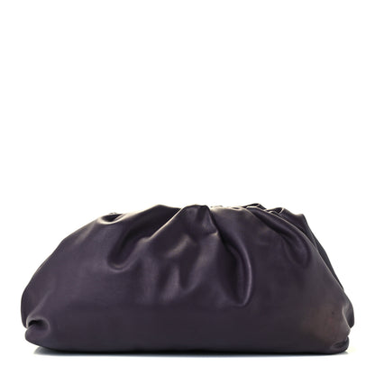 Bottega Veneta Smooth Butter Calf The Pouch Oversized Clutch Raisin 1 of 13