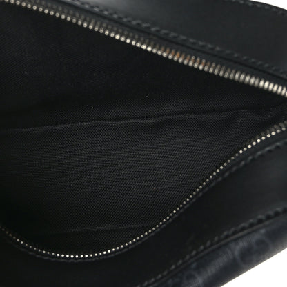 Gucci GG Supreme Monogram Web Shoulder Bag Black Grey 5 of 9