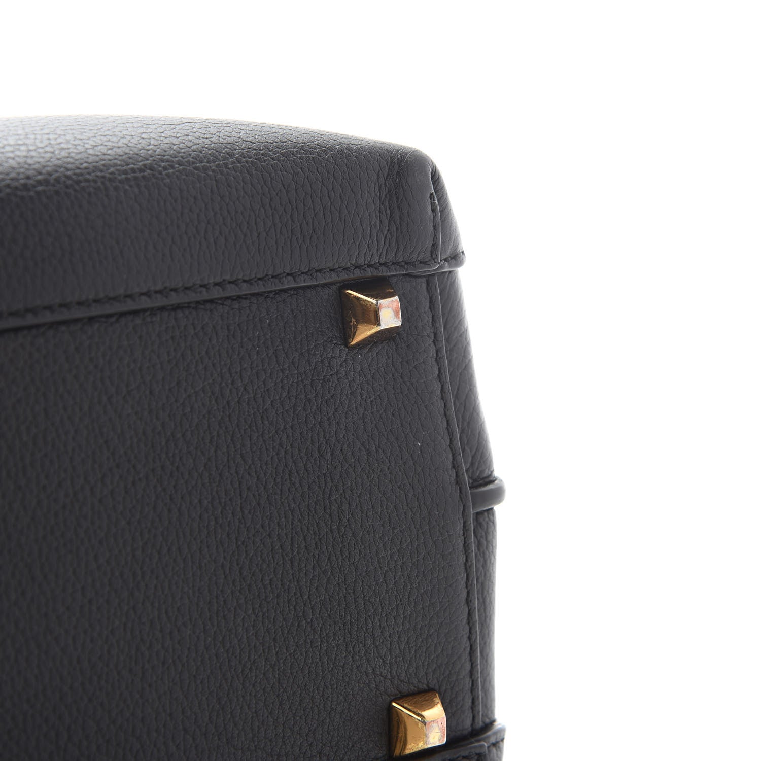 MCM Grained Calfskin Large Milla Tote Black 9 of 11
