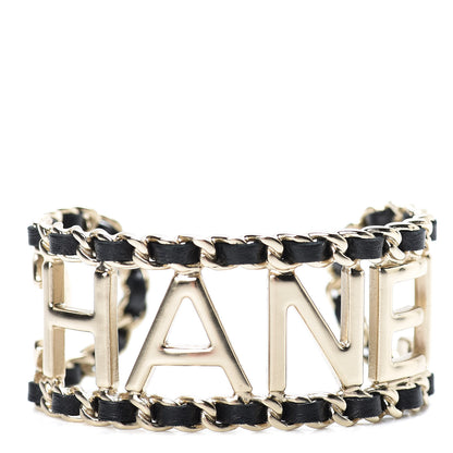 Chanel Lambskin Chain Vintage Allure Bracelet Gold 1 of 6