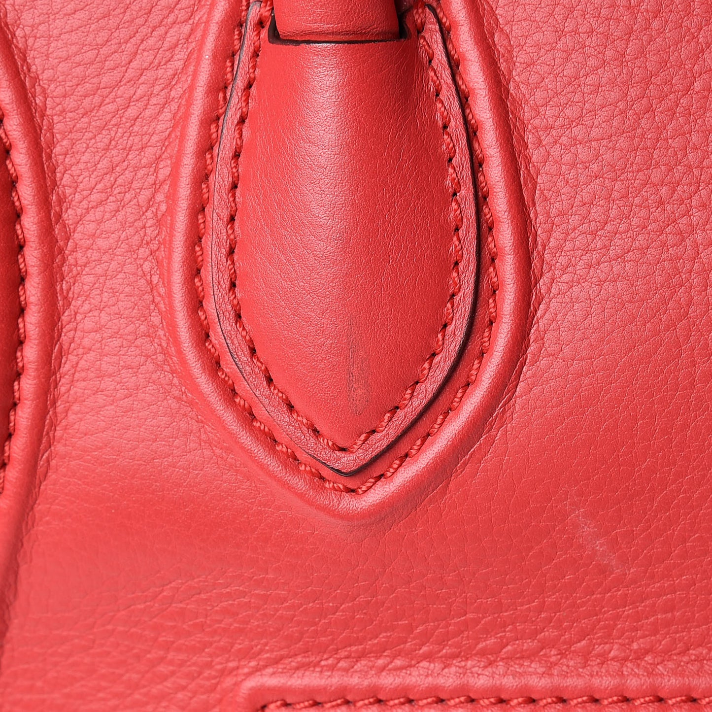 Supple Calfskin Medium Phantom Luggage Vermillion