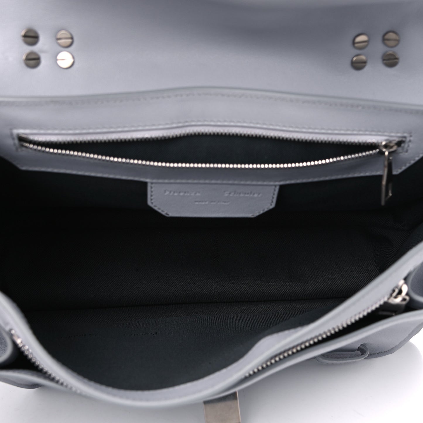 Lambskin Medium PS1 Satchel Dove Grey